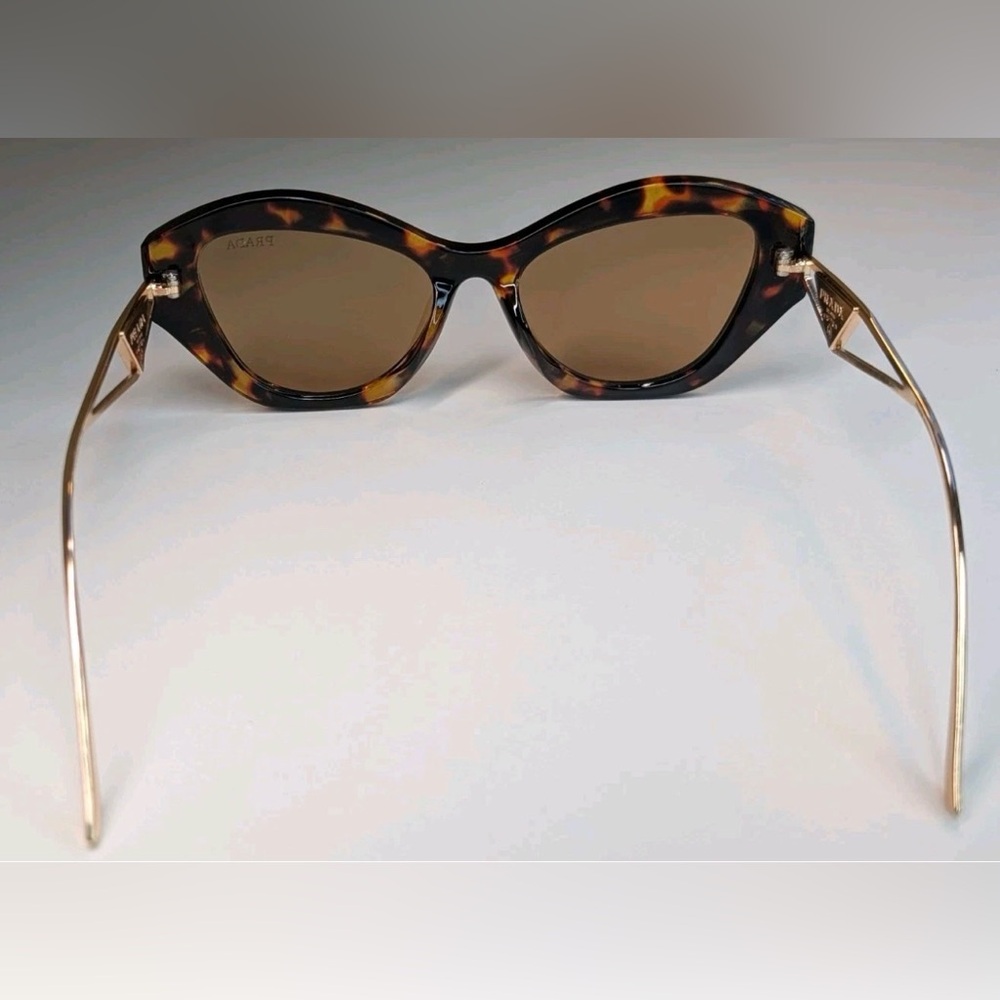 Prada Tortoise Shell Cat-Eye Sunglasses - Picture 3 of 8